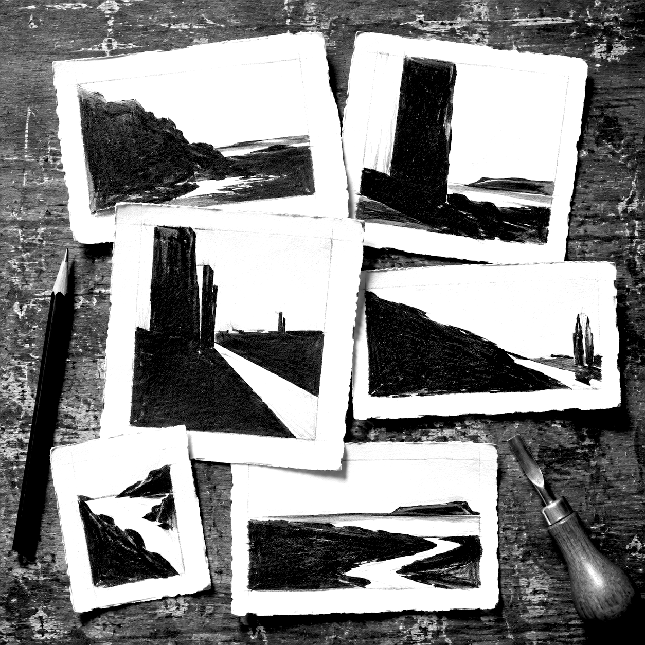 The Drawing Before the Woodcut