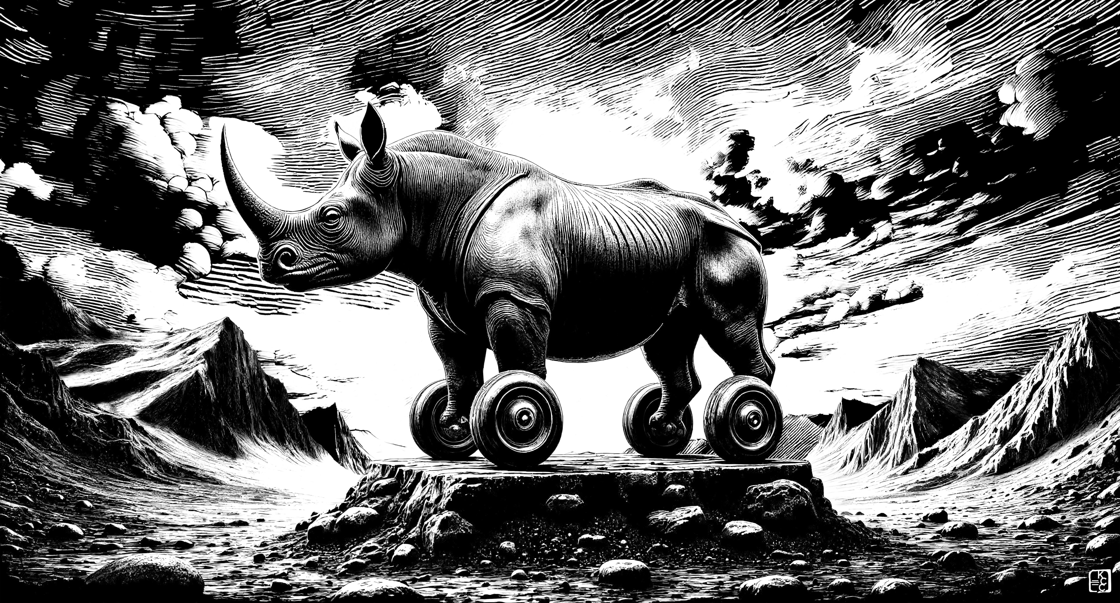 Rhino Monument